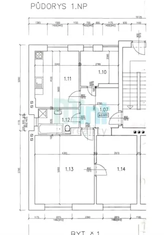 Pronájem bytu 2+1, Ostrava, Přibylova, 70 m2