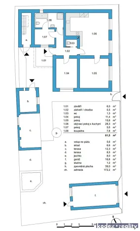 Prodej rodinného domu, Hradec Králové, Malá, 81 m2