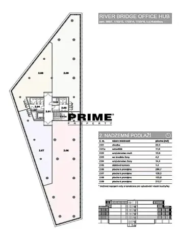 Pronájem kanceláře, Praha - Hlubočepy, Strakonická, 258 m2