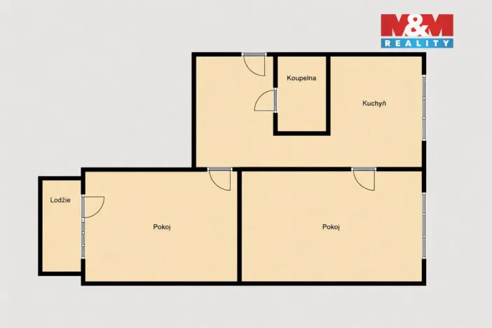 Prodej bytu 2+1, Kraslice, Hradební, 61 m2