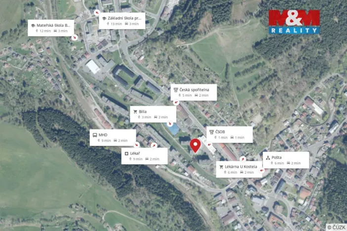 Prodej bytu 2+1, Kraslice, Hradební, 61 m2