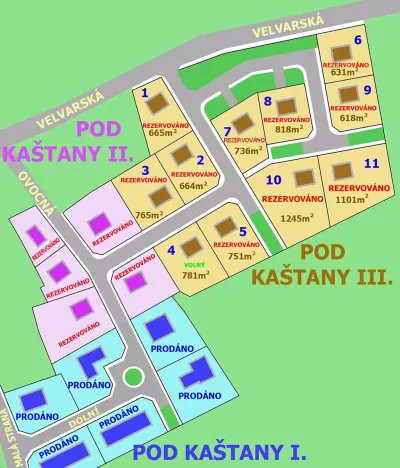 Prodej pozemku pro bydlení, Kladno, Ovocná, 740 m2