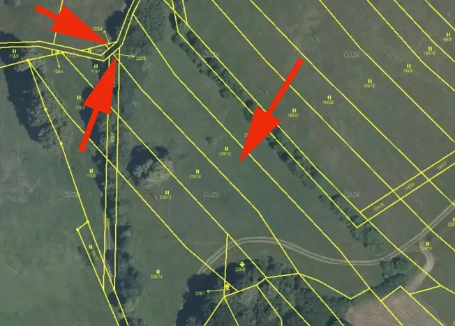 Prodej podílu louky, Rajnochovice, 2438 m2