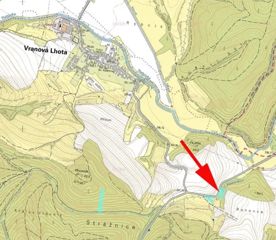 Prodej podílu lesa, Vranová Lhota, 1177 m2