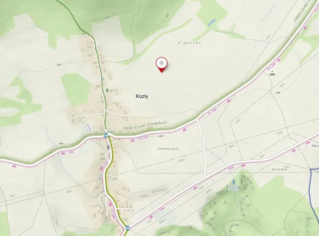 Prodej lesa, Kozly, 556 m2