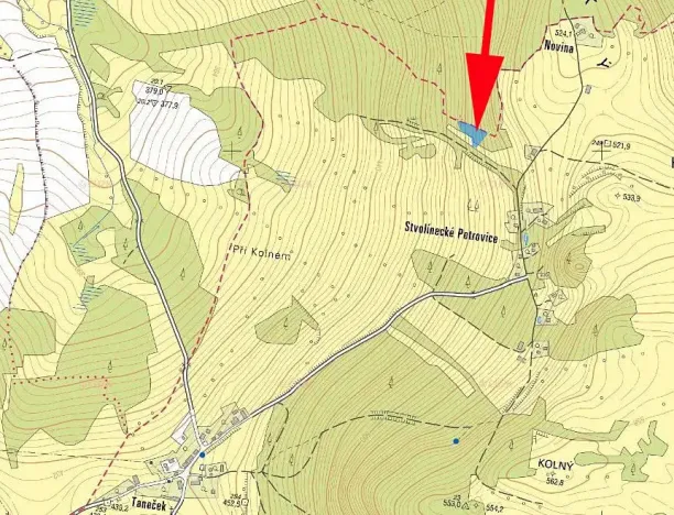 Prodej lesa, Stvolínky, 2465 m2