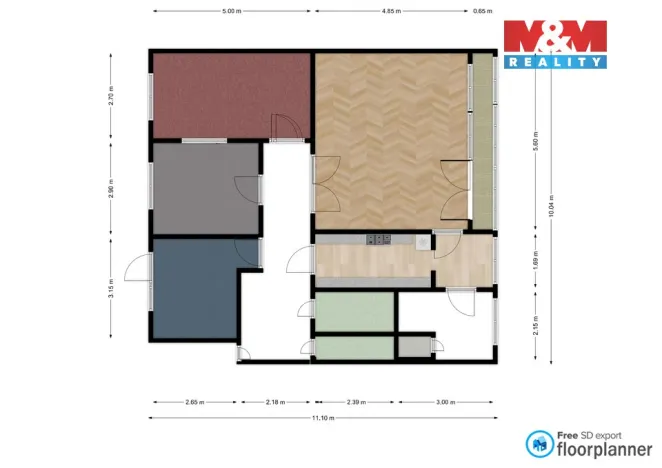 Pronájem bytu 5+1, Jihlava, Žižkova, 180 m2