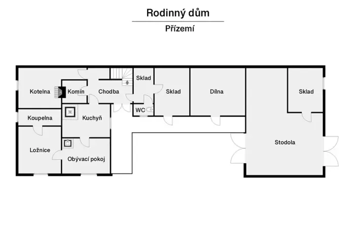 Prodej rodinného domu, Stachy, 150 m2