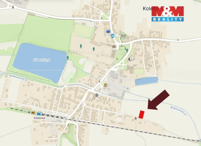 Prodej pozemku pro bydlení, Kolešovice, 1217 m2