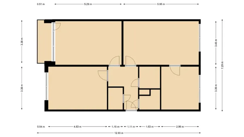 Pronájem bytu 3+1, Stráž pod Ralskem, Okružní, 78 m2