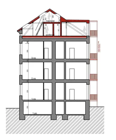 Prodej činžovního domu, Písek, Tyršova, 650 m2