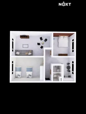 Prodej bytu 3+1, Orlová, Lesní, 74 m2