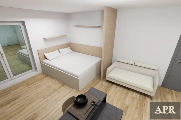 Pronájem bytu 1+1, Zlín, Pod Hradem II, 27 m2