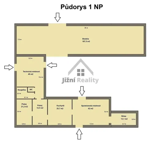 Prodej rodinného domu, Benešov nad Černou, 270 m2