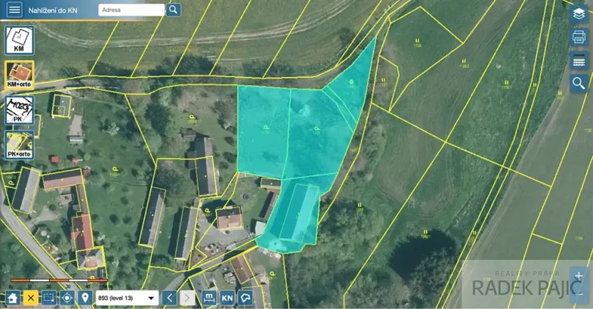 Prodej pozemku pro bydlení, Čížkov, 3589 m2