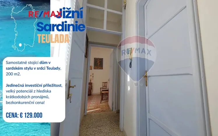 Prodej rodinného domu, Teulada, Itálie, 200 m2