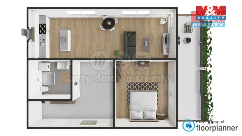 Prodej bytu 2+kk, Třebíč, Soukopova, 53 m2