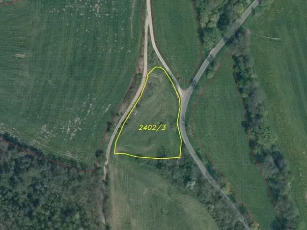 Dražba louky, Úštěk, 4600 m2