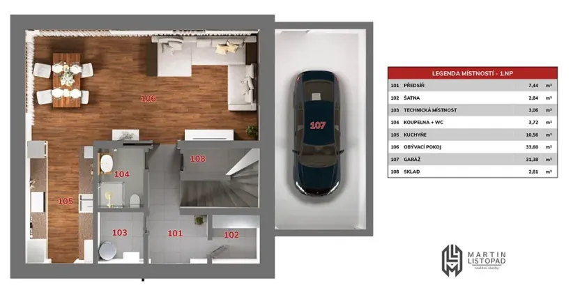 Prodej rodinného domu, Bludov, 132 m2