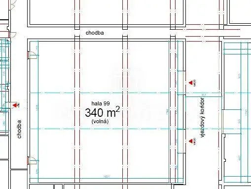 Pronájem skladu, Praha - Michle, Magistrů, 340 m2