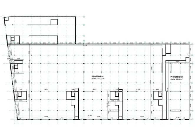 Prodej obchodního prostoru, Hradec Králové, Kollárova, 3447 m2