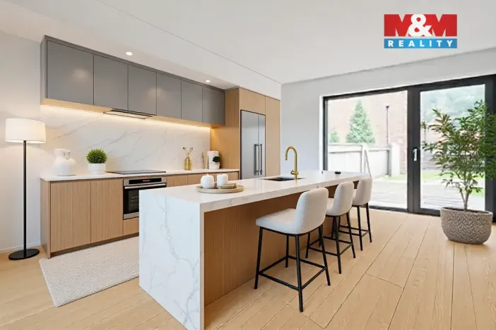 Prodej bytu 2+kk, Praha - Holyně, náměstí Pod lípou, 58 m2