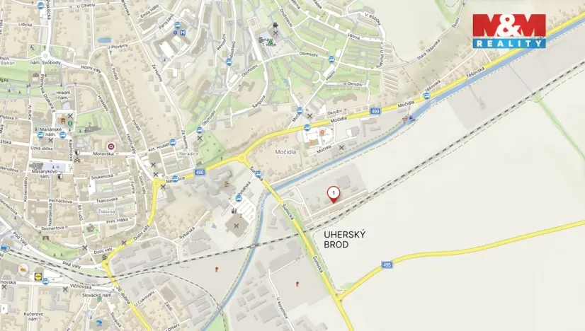 Prodej garáže, Uherský Brod, Šumická, 20 m2