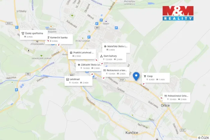 Pronájem bytu 3+1, Letohrad - Orlice, 95 m2