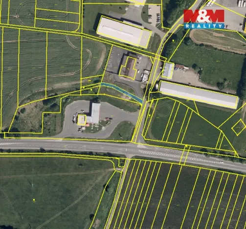 Pronájem komerčního pozemku, Drslavice, 748 m2