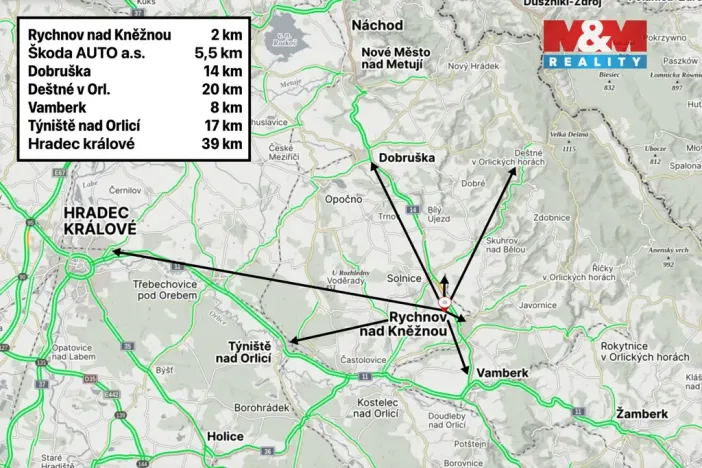 Prodej pozemku pro bydlení, Rychnov nad Kněžnou - Lokot, 999 m2