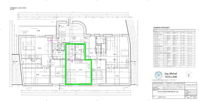 Pronájem bytu 1+kk, Staré Město, Hradišťská, 35 m2