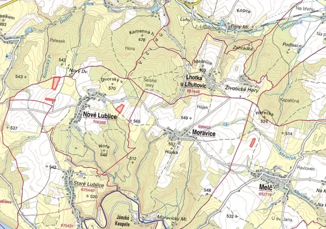 Prodej pole, Nové Lublice, 35944 m2