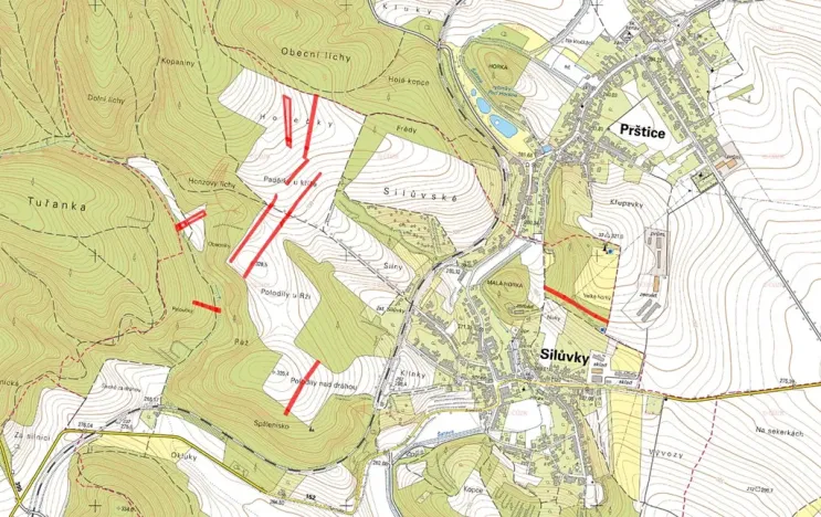 Prodej pole, Silůvky, 17890 m2