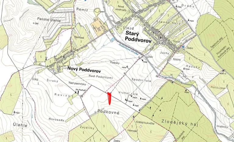 Prodej pole, Prušánky, 8634 m2