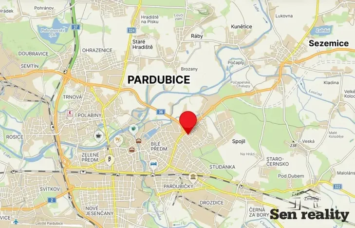 Prodej bytu 2+1, Pardubice, Luďka Matury, 62 m2