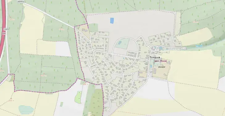 Prodej louky, Trnová, 1941 m2