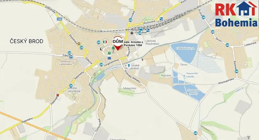 Prodej bytu 3+1, Český Brod, nám. Arnošta z Pardubic, 63 m2