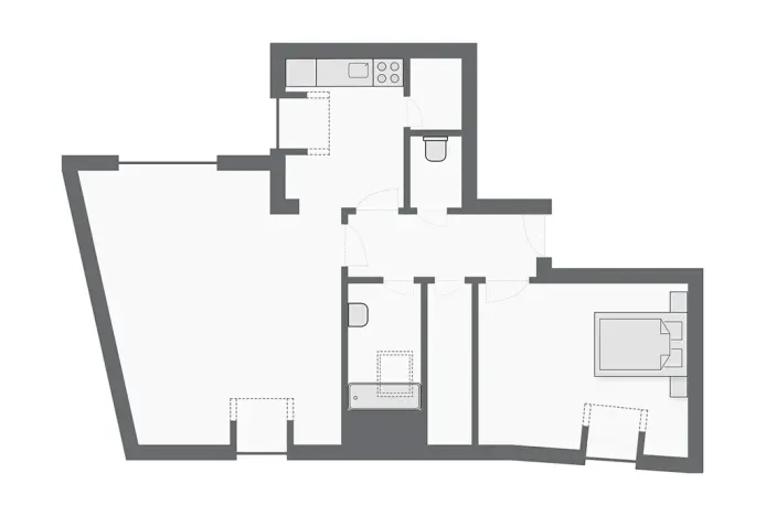 Pronájem bytu 2+1, Jihlava, Kosmákova, 75 m2