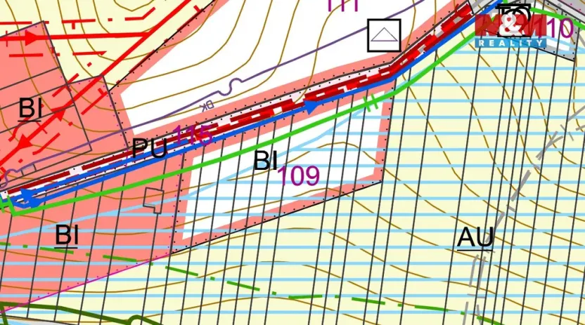Prodej pozemku pro bydlení, Střílky, 4460 m2