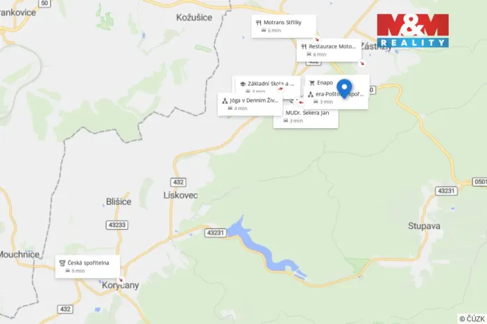 Prodej pozemku pro bydlení, Střílky, 4460 m2