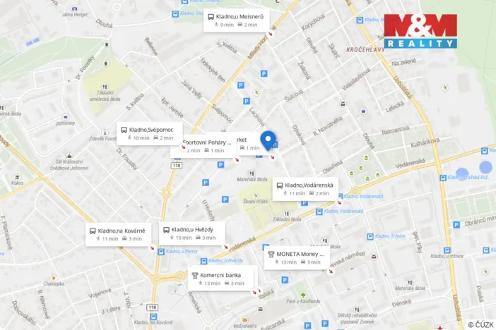 Pronájem bytu 2+kk, Kladno - Kročehlavy, Lacinova, 40 m2