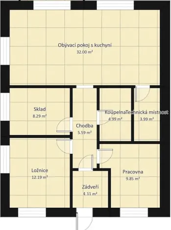 Prodej rodinného domu, Mistrovice, 82 m2