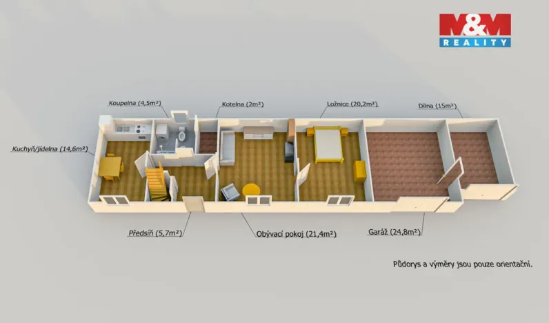 Prodej rodinného domu, Dolní Bělá, 68 m2