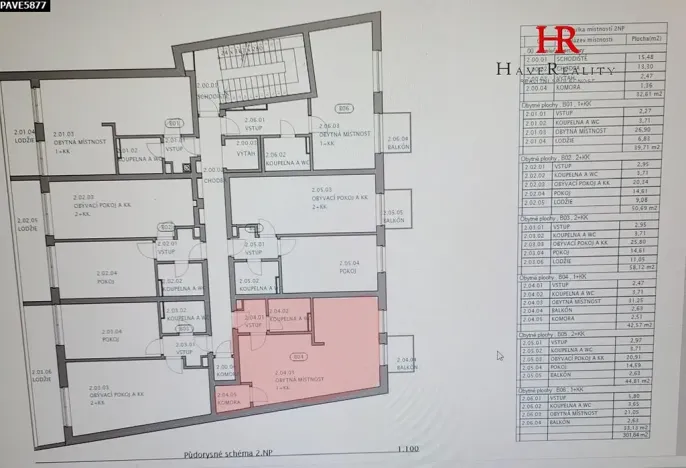 Pronájem bytu 1+kk, Benešov, Hodějovského, 40 m2
