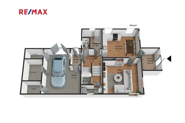 Prodej rodinného domu, Uhlířské Janovice, Kolínská, 94 m2