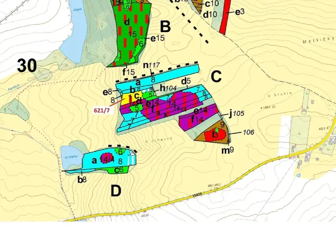 Dražba lesa, Trhové Sviny, 3603 m2