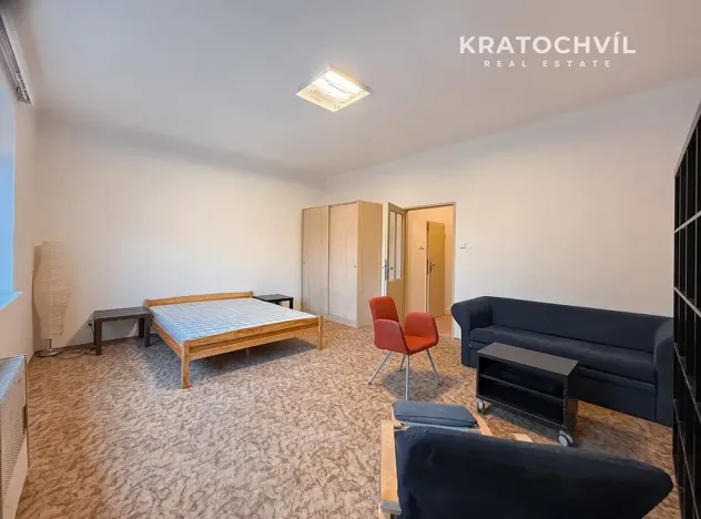 Pronájem bytu 1+kk, Praha - Nusle, Na Veselí, 42 m2