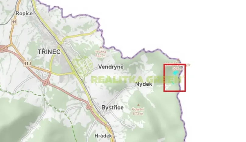 Prodej lesa, Nýdek, 90306 m2