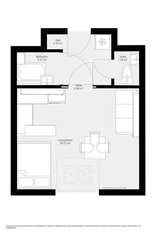 Pronájem bytu 1+kk, Praha - Vinohrady, Na Folimance, 28 m2