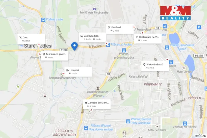 Prodej obchodního prostoru, Příbram - Příbram VI-Březové Hory, K Podlesí, 326 m2